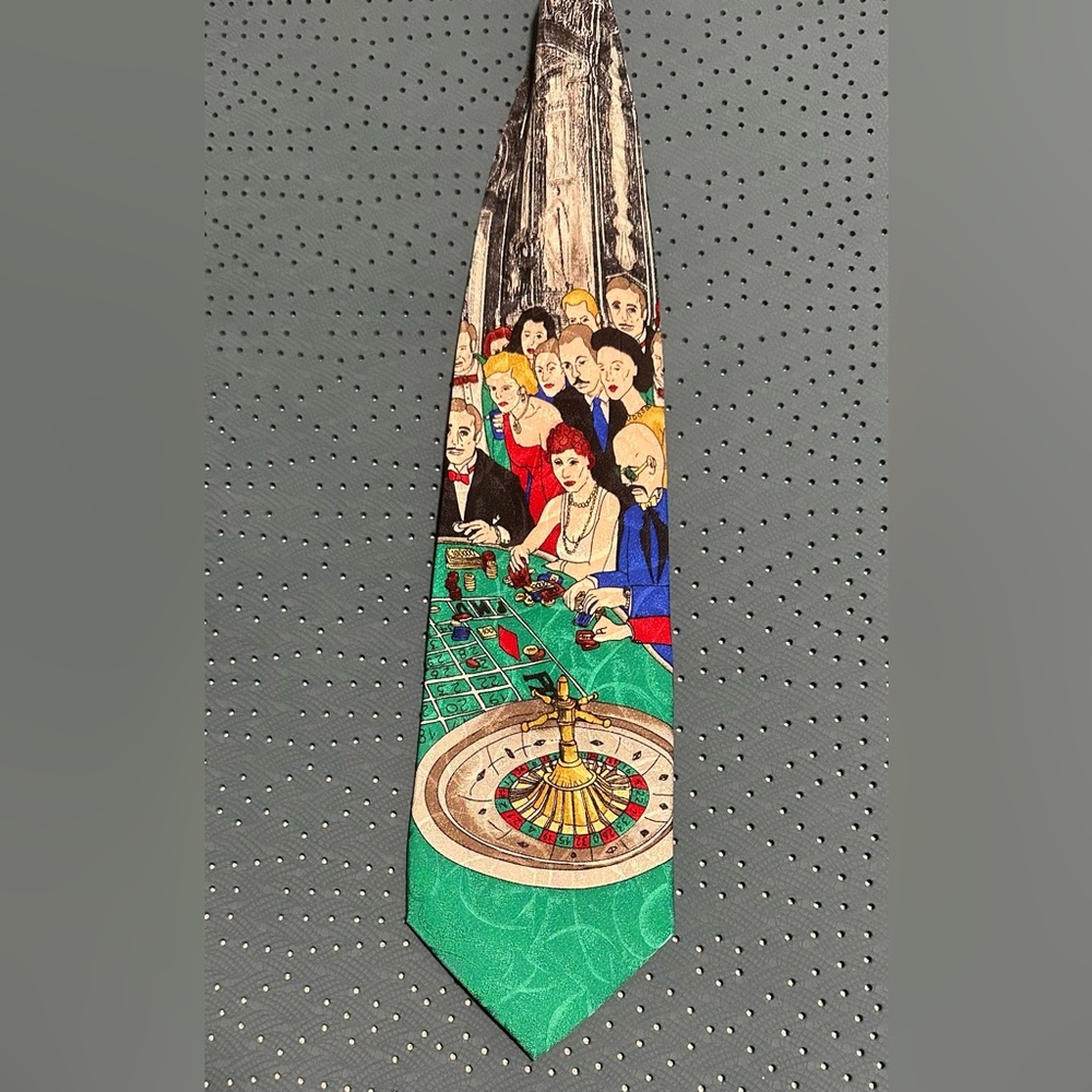 New CARLO PALAZZI Men 100% silk tie